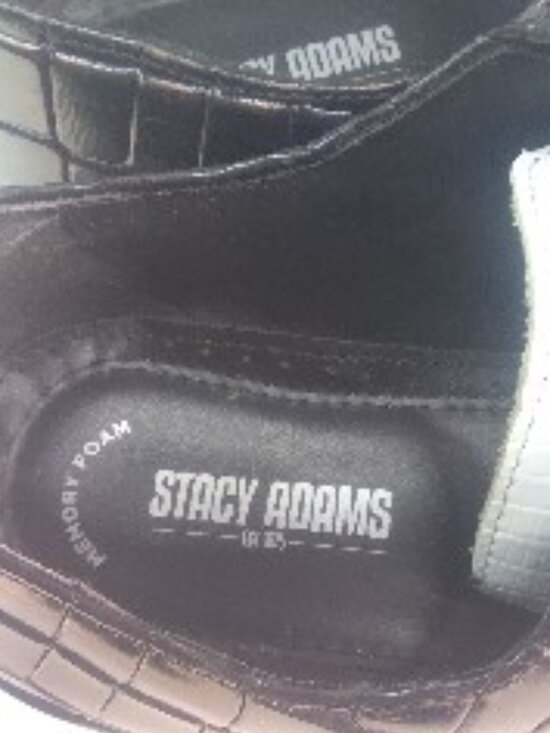 Stacy Adams Crocodile Leather Wing Tip Oxfords 25085-111, Size 11W main image 8